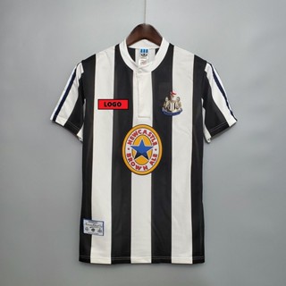 เสื้อกีฬาแขนสั้น ลายทีมชาติฟุตบอล NUFC NCU 95-97 ชุดเหย้า สไตล์เรโทร