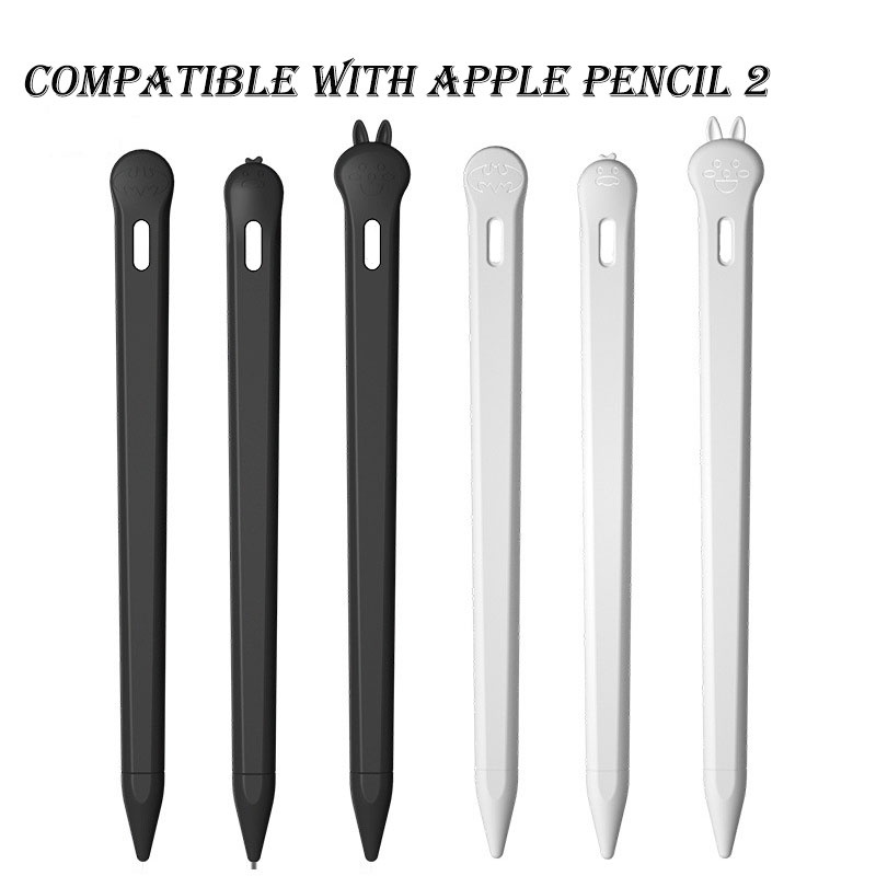 เคสดินสอ ซิลิโคนนิ่ม กันลื่น สําหรับ Apple Pencil Case 2