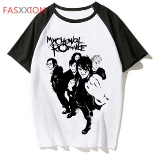 เสื้อยืด พิมพ์ลายอนิเมะ My Chemical Romance สไตล์สตรีท สําหรับผู้หญิง y2k