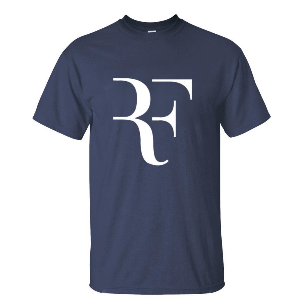 ขายดี เสื้อยืดแขนสั้น ผ้าฝ้าย 100% พิมพ์ลาย Roger Federer Rf สไตล์ฮิปฮอป ของขวัญวันเกิด สําหรับผู้ชาย t221 742131