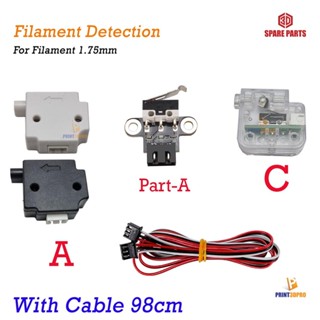 3D Printer Part Filament Sensor With Cable 98cm For Fialment 1.75mm Filament Break Detection