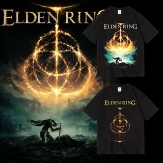 เสื้อ Elden Ring เสื้อผ้าแฟชั่น แขนสั้นคอกลม สกรีนลายสวยงาม ใส่ได้ทั้งชายหญิง ลายการ์ตูน เสื้อยืด cotton พร้อมส่ง