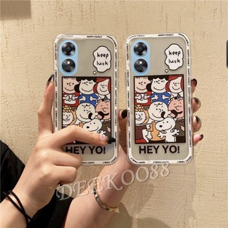 ใหม่ เคสโทรศัพท์มือถือแบบนิ่ม TPU ลายการ์ตูนสุนัขน่ารัก สําหรับ OPPO A58 OPPOA58 4G 2023