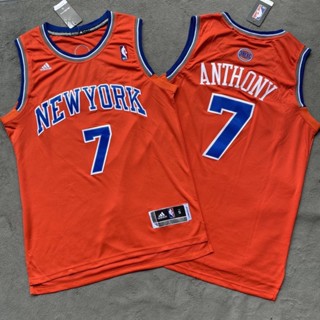 ขายดี Nix No. เสื้อกีฬาแขนสั้น ปักลาย NBA Antonio 7 Anthony สีส้ม สีแดง สไตล์คลาสสิก เรโทร 117227