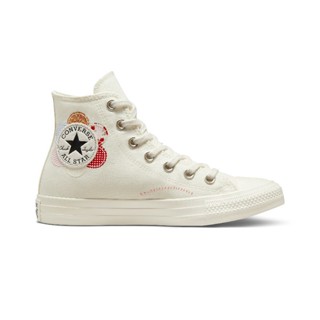 Converse รองเท้าผ้าใบ Sneakers CTAS GRAN CRAFT HI WHITE/MULTI COLORS ผู้หญิง Women สีขาว/หลายสี -A05195CS3WTMC