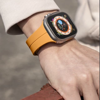 D Buckle Sport Band สายแม่เหล็กสําหรับ Apple Watch Series 11/10/9/8/7/SE/6/5/4/3/Ultra iWatch ขนาด 40/41/42/44/45/46/49 มม.
