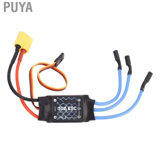Puya RC Brushless ESC  RC Aircraft ESC Black Throttle Stroke Calibration with XT60 Plug Long Wire for RC Quadcopter