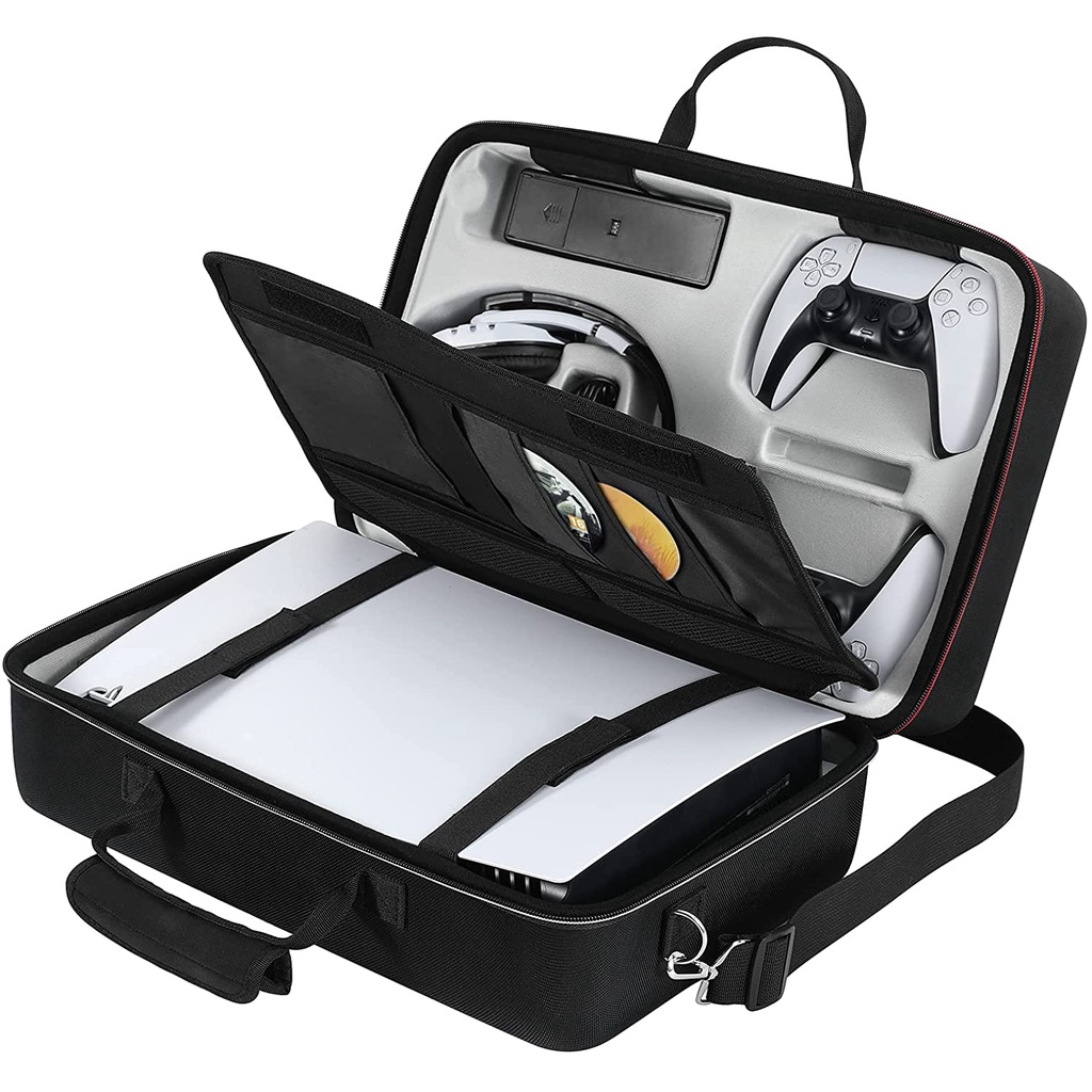 กระเป๋าเคส สะพายไหล่ ความจุขนาดใหญ่ สําหรับ PS5 Playstation 5 PS5 Digital Edition