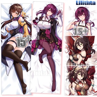 Dakimakura ปลอกหมอน ลายการ์ตูนอนิเมะ Honkai:Star Rail Kafka and Sushang and Tingyun and Honkai Star Rail Game ปลอกหมอนบอดี้ ปลอกหมอน ทําเอง