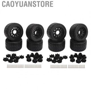 Caoyuanstore Control Car Tire  Flexible  Control Car Wheels Uneven Texture 4PCS Environmentally Friendly Strong Cushioning  for 1/10 Tire  Control Car