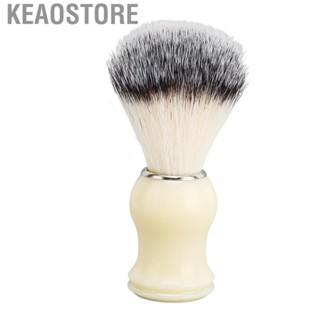 Keaostore Barber Duster Brush  Neck Duster Brush Comfortable Grip Quick Dry Portable Cleanable White Lightweight  for Salon