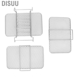 Disuu 3 Layer Fryer Rack  Stainless Steel Fryer Rack Efficient Dehydrating  for Home for Fruit