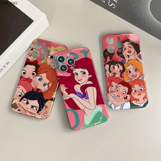 Realme 8 7 7i C17 6 6i 5 5i 5s 3 Pro เคสเรียวมี สำหรับ Case Cartoon Princess เคส เคสโทรศัพท์ เคสมือถือ Hard Phone Cases