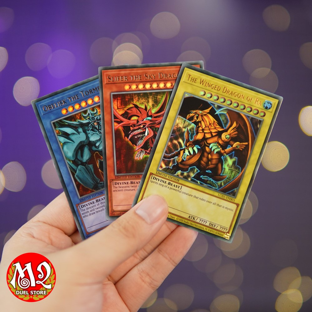 COMBO 3 การ์ด Yugioh Egyptian God LC01 Obelisk, Slifer and God Ra - Ultra Rare Limited Edion (ครบรอบ