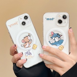 💓Tom and Jerry💓 เคสไอโฟน11 กันกระแทก เคสไอโฟน 13 เคสไอโฟน 12 เคสไอโฟน 14 pro max เคสไอโฟน 13 pro max เคสไอโฟน14 เคสไอโฟน 14 pro เคสไอโฟน 12 pro max เคสไอโฟน11 pro max เคสไอโฟน 13 pro เคสไอโฟน 14 plus เคสไอโฟน 12 pro ด้วยฟังก์ชั่นการดูดแม่เหล็ก