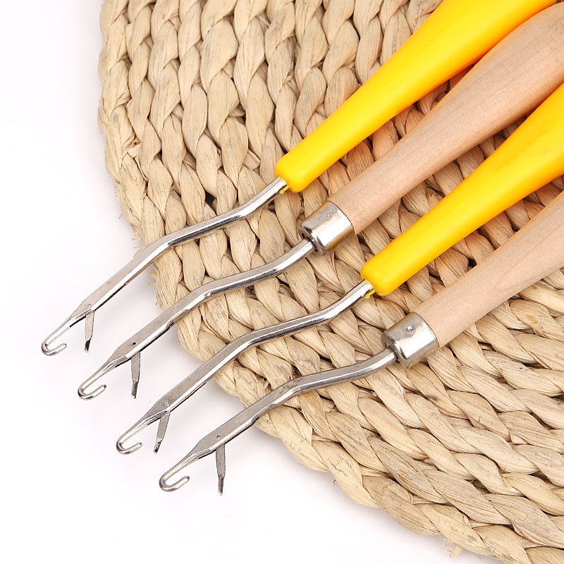 เข็มถักโครเชต์ ผ้าพันคอ และลิ้น ขนาดใหญ่ Diy สําหรับใช้ในครัวเรือน จํานวน 1 ชิ้น