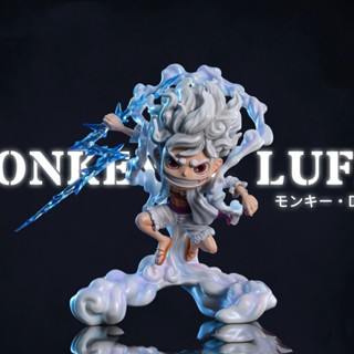 ส่งฟรี พร้อมส่ง โมเดลฟิกเกอร์ One Piece Nicarlo Flying Sun God Five-speed Ruff Lightning White Hair GK Statue Anime Peripheral น่ารัก บรรจุกล่อง