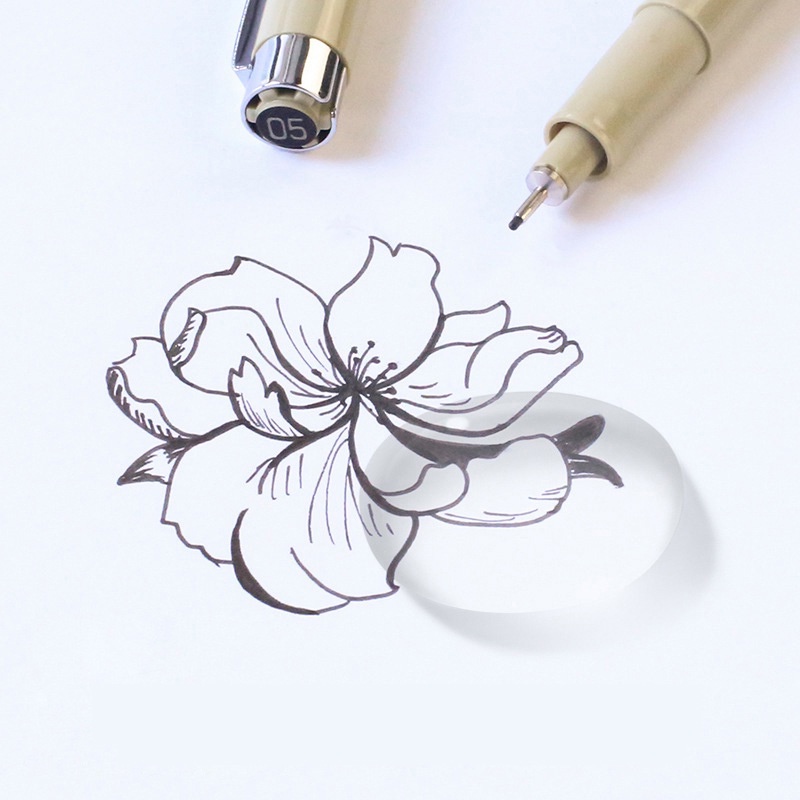 ชุดปากกาสายเบ็ด 12 ชิ้นสําหรับการร่าง, การระบายสีด้วยมือ, การออกแบบอะนิเมะ, ศิลปะการ์ตูน, ภาพวาดนักเรียน