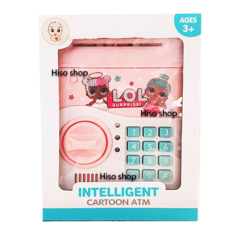 กระปุกออมสิน atm ลาย LOL ลิขสิทธิ์แท้ ตู้เซฟดูดแบงค์ ฝึกการออมเงิน