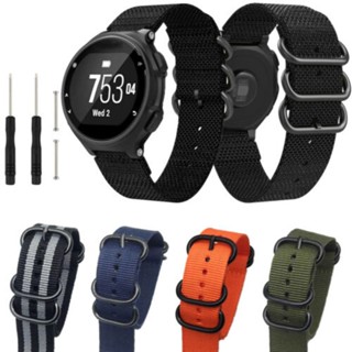 สายนาฬิกาข้อมือไนล่อน แบบเปลี่ยน สําหรับ Garmin Forerunner 235 735xt 230 220 Approach S20 S6