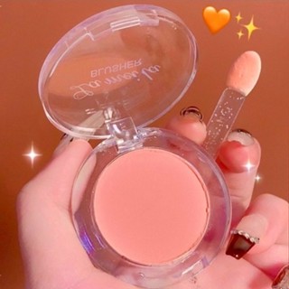 บลัชออนปัดแก้ม เนื้อโมโนโครม กันน้ํา ติดทนนาน 6 สี