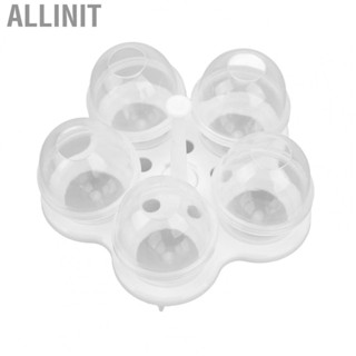 Allinit Clear Plastic Eggs Making Prevent Leakage Egg Easter Ornament Reusable for Farm