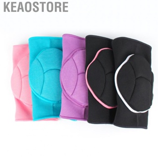 Keaostore Women Sports Kneepads Nylon Sponge Elastic Soft Protection Knee Support Brace for Dance Cycling Workout