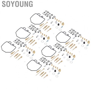 Soyoung Motorcycle Carb Rebuild Kit Carburetor  Kit 6 Sets for Vehicle