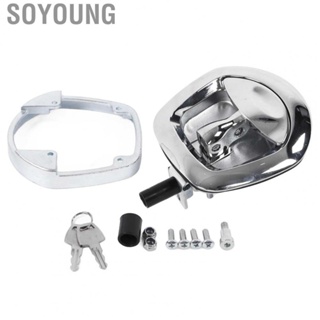 Soyoung RV Door Lock  Coating Camper Door Latch Safe for Household for Yacht