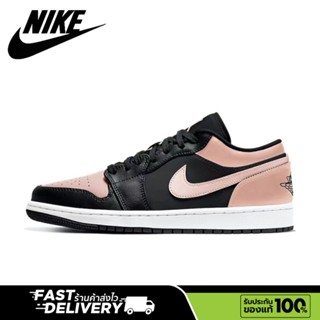 【ของแท้100%💯】NIKE Air Jordan 1 Low "crimson tint" retro ทั้งสองเพศ ระบายอากาศ รองเท้าบาส รองเท้าผ้าใบ รองเท้าวิ่ง