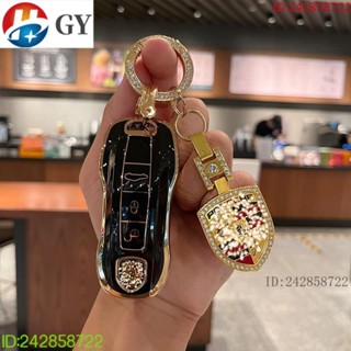 พร้อมส่ง เคสกุญแจรีโมทรถยนต์ สําหรับ Porsche 911 Male Shell 718 Porsche Cayenne Cayenne Macan Maca Paramela911718กระเป๋าสะพายไหล่ แต่งหัวเข็มขัด สําหรับผู้หญิง