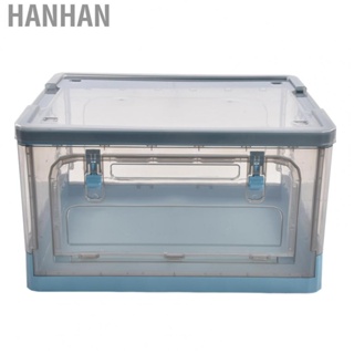 Hanhan Lidded Storage Bins PP Stackable Containers Collapsible Storage Boxes With YA