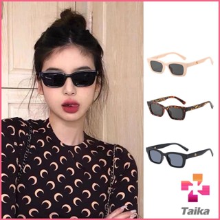 Taika แว่นตากันแดด เลนส์ทรงสี่เหลี่ยม unisex สำหรับสตรี Sunglasses