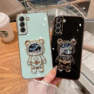 เคสโทรศัพท์มือถือ มีทรายไหล ลายหมีอวกาศ สําหรับ Huawei Honor X7 X8 X9 X10 8X 9X 30i 10I 70 60 50 Lite SE Note 10