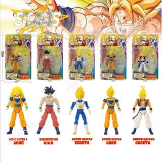 โมเดลตุ๊กตาฟิกเกอร์ Dragon Ball Z Vegetto Son Goku Vegeta IV ของเล่นสําหรับเด็ก