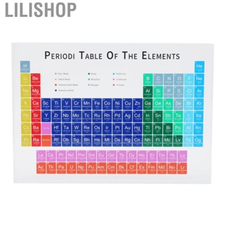 Lilishop Large Periodic Table  Acrylic Periodic Table Clear Handwriting  for Home