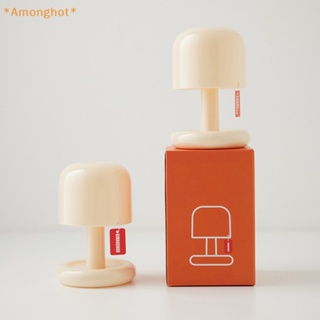 Amonghot&gt; ใหม่ โคมไฟตั้งโต๊ะ Led รูปเห็ด พระอาทิตย์ตก ชาร์จ USB