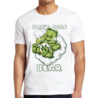 ขายดี เสื้อยืด พิมพ์ลาย DonT Care Bear Parody Marijuana ของขวัญคริสต์มาส สําหรับผู้ชาย 716361