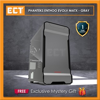 Phanteks Enthoo Evolv MATX กระจกนิรภัย สําหรับเล่นเกมคอมพิวเตอร์