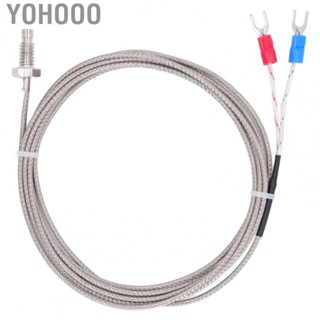 Yohooo BERM K Type Thermocouple  Temperature  M6 Screw Thread 2 Wire Probe