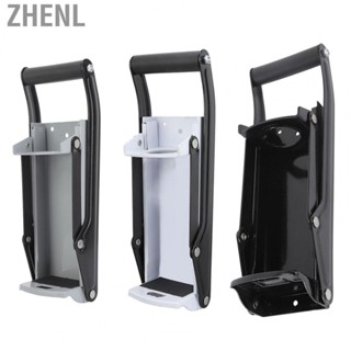 Zhenl Wall Mounted Can Crusher Strong Metal Soft Handle Nonslip Mat Easy Crushing Can Smasher for Tin Bear Can