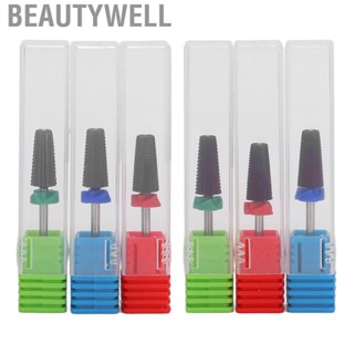 Beautywell Nail Drill Bits  Reduce Dust Nail Grinding Heads Tungsten Steel  for Manicure for Electric Nail Machine