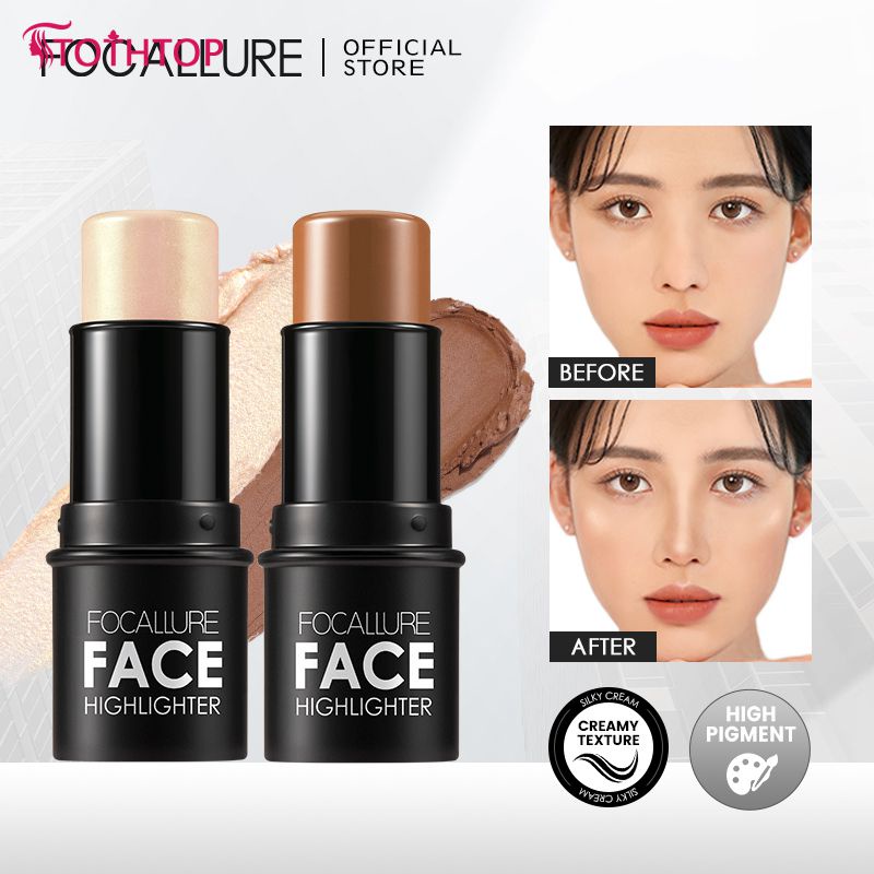 Focallure Hot Sale 4 Colors Highlight&amp;contour Stick Face Highlighter Contour Makeup Beauty 6g [TOP]