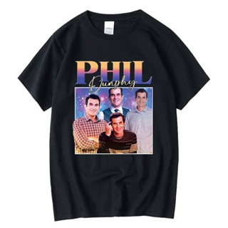 เสื้อยืดผ้าฝ้าย แขนสั้น พิมพ์ลาย Phil Dunphy Tv Show Send Friend ขนาดใหญ่ 4XL 5XL 6XL สําหรับผู้ชาย 100 ชิ้น