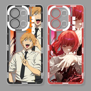 เคสโทรศัพท์มือถือแบบนิ่ม ใส ลายอะนิเมะเลื่อยโซ่ สําหรับ case huawei Nova 11 7 9 10 SE Y61 Y70 Y90 3i 5T 7i 8i Y7A Y9S Y7 Y9 Prime 2019 P20 P30 Lite Mate 20 x Pro