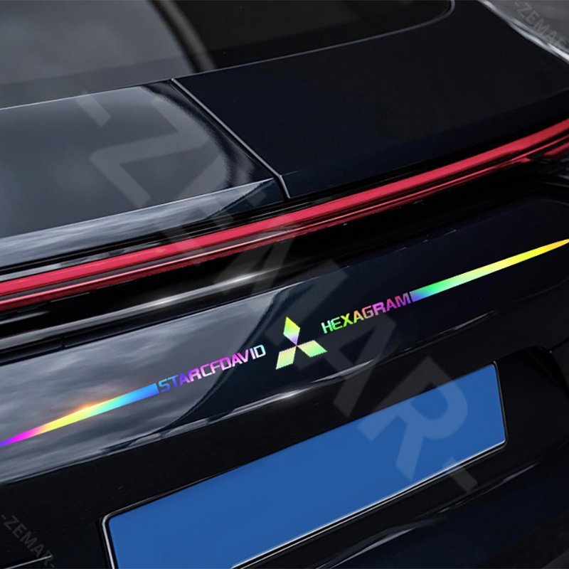 MITSUBISHI สติกเกอร์โลโก้มิตซูบิชิ สะท้อนแสง สีสันสดใส อุปกรณ์เสริม สําหรับ Xpander Cross Triton Grandis Attrage Mirage Outlander Pajero Sport ASX จํานวน 1 ชิ้น ราคา ถูกที่สุด ดีลบีเคเค แกลเลอรีภาพที่ 8