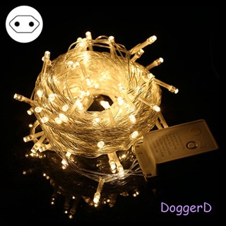 Doggerd สายไฟ LED รูปดาว หลากสีสัน กันน้ํา สําหรับตกแต่งเทศกาลปีใหม่ กลางแจ้ง