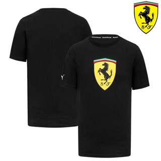 ใหม่ล่าสุด เสื้อกีฬาแขนสั้น ลายทีมแข่ง F1 Scuderia Ferrari F1 เหมาะกับฤดูร้อน สําหรับผู้ชาย และผู้หญิง 2023