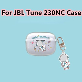 【คุณภาพสูง】เคสหูฟัง แบบนิ่ม ลายการ์ตูน เรียบง่าย สําหรับ JBL Tune 230NC JBL Tune 230