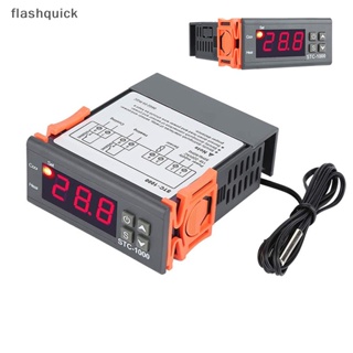 Flashquick เทอร์โมสตัทควบคุมอุณหภูมิดิจิทัล LED STC-1000 DC12V DC24V AC110-220V